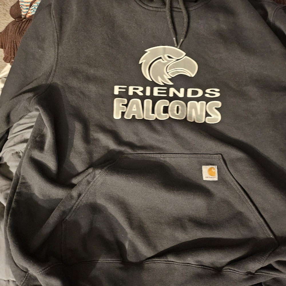 Black Friends Falcons Hoodie Carhartt 2x‎ - Picture 8 of 8